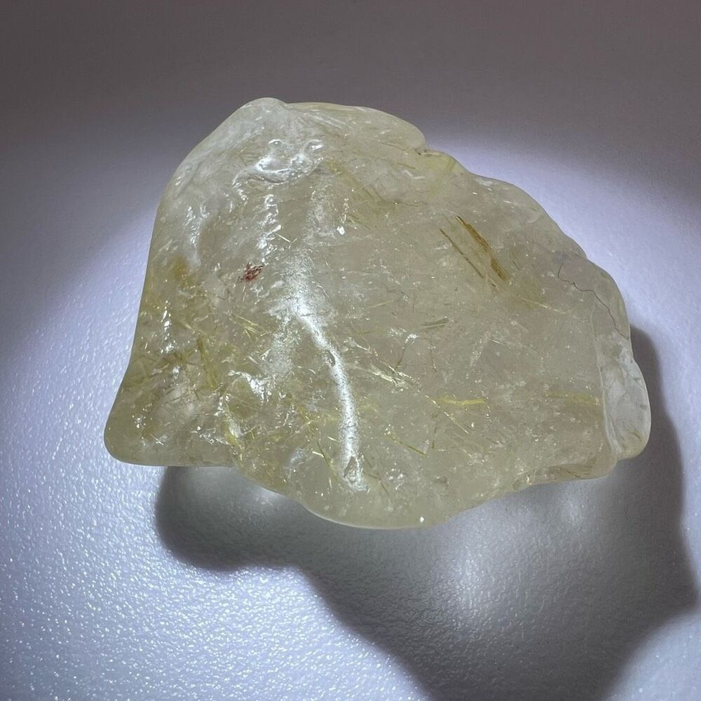 Golden Rutilated Quartz Crystal Freeform - Picture 6 of 11
